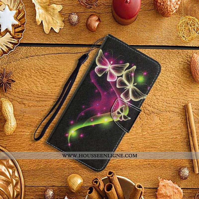 Housse Samsung Galaxy S21 FE Papillons Magiques