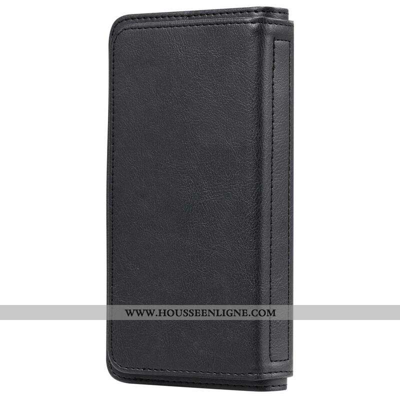 Housse Samsung Galaxy S21 FE Simili Cuir 10 Porte-Cartes