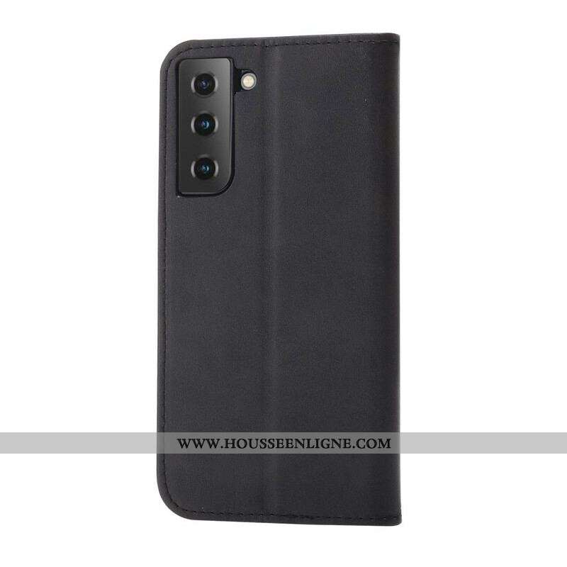 Housse Samsung Galaxy S21 FE Simili Cuir Chaton
