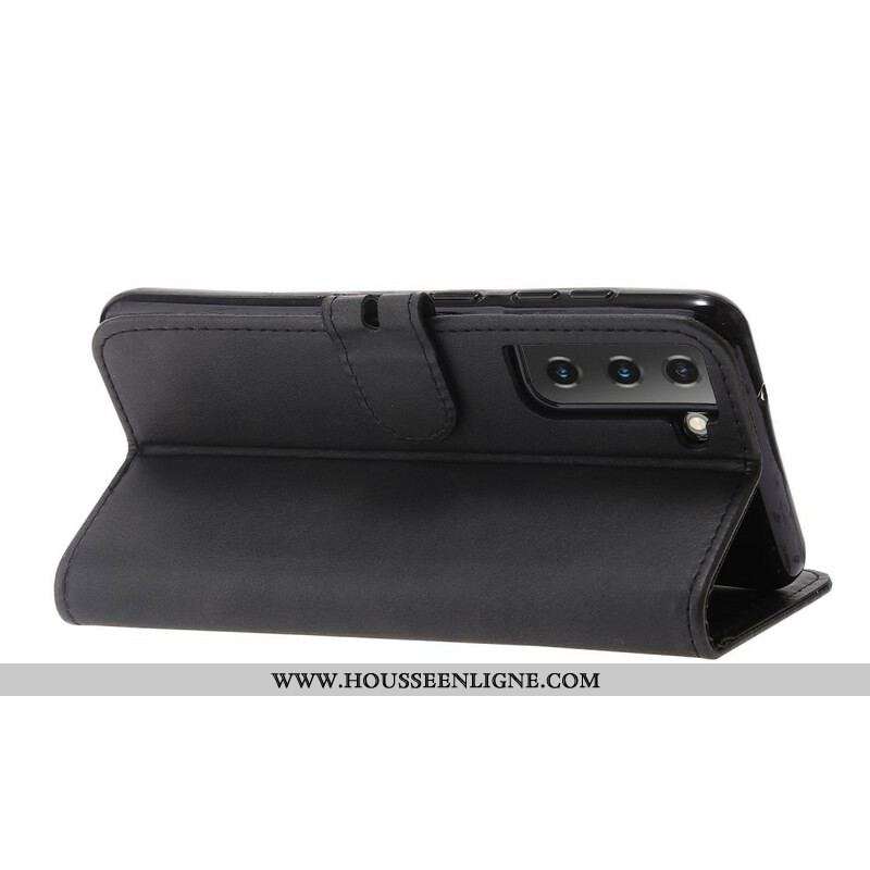 Housse Samsung Galaxy S21 FE Simili Cuir Chaton