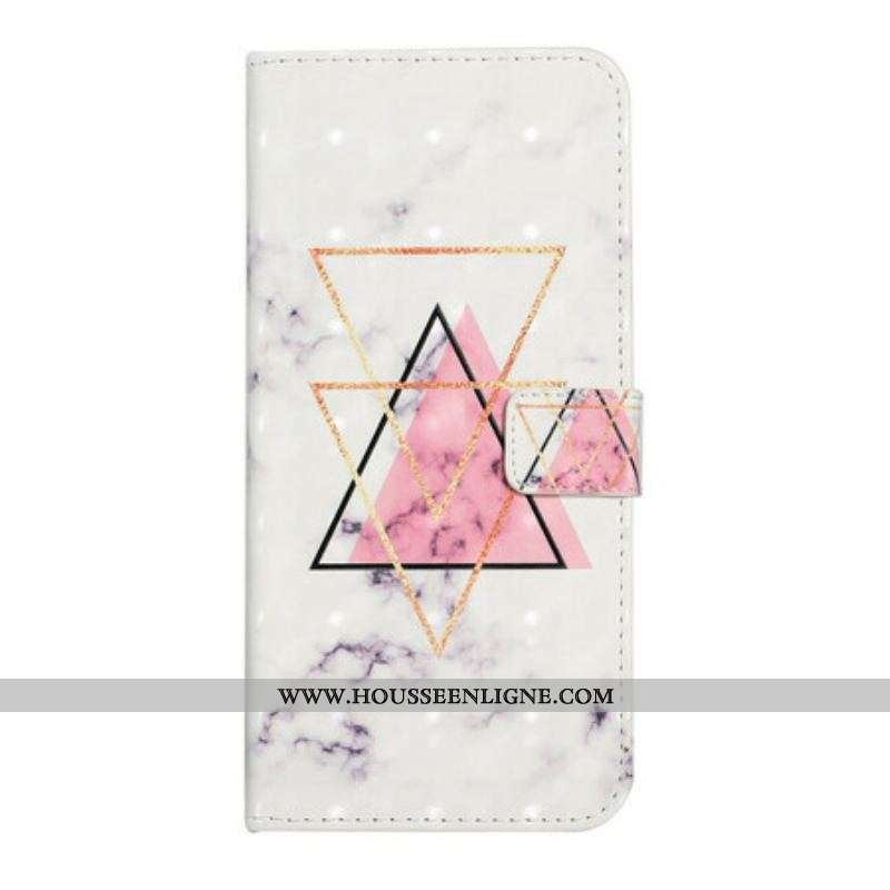 Housse Samsung Galaxy S21 FE Triangle en paillettes