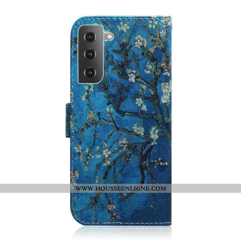 Housse Samsung Galaxy S21 Plus 5G Branche d'Arbre Fleuri