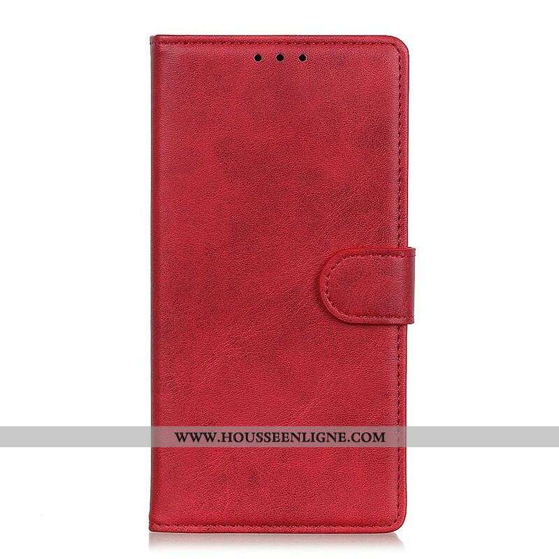 Housse Samsung Galaxy S21 Plus 5G Effet Cuir Matte Rétro
