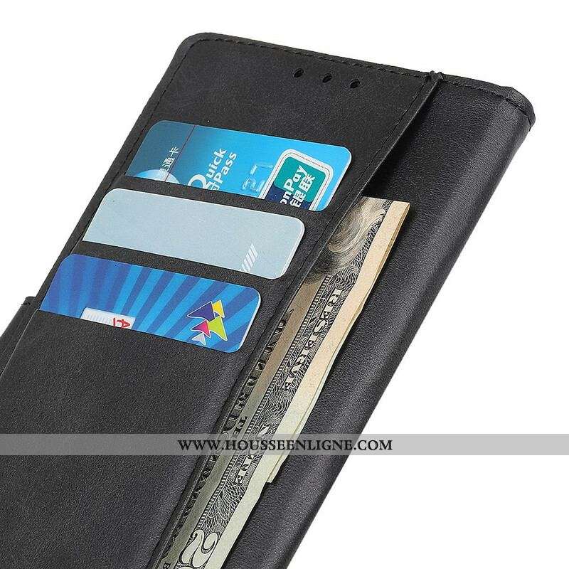 Housse Samsung Galaxy S21 Plus 5G Effet Cuir Matte Rétro