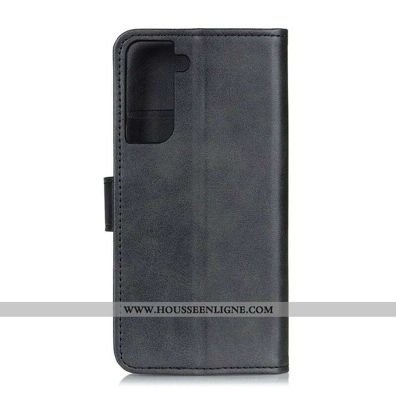 Housse Samsung Galaxy S21 Plus 5G Effet Cuir Matte Rétro