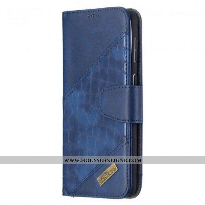 Housse Samsung Galaxy S21 Plus 5G Effet Peau de Crocodile Classique