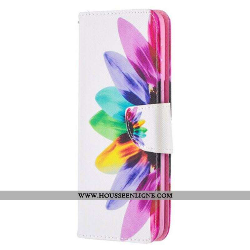 Housse Samsung Galaxy S21 Plus 5G Fleur Aquarelle