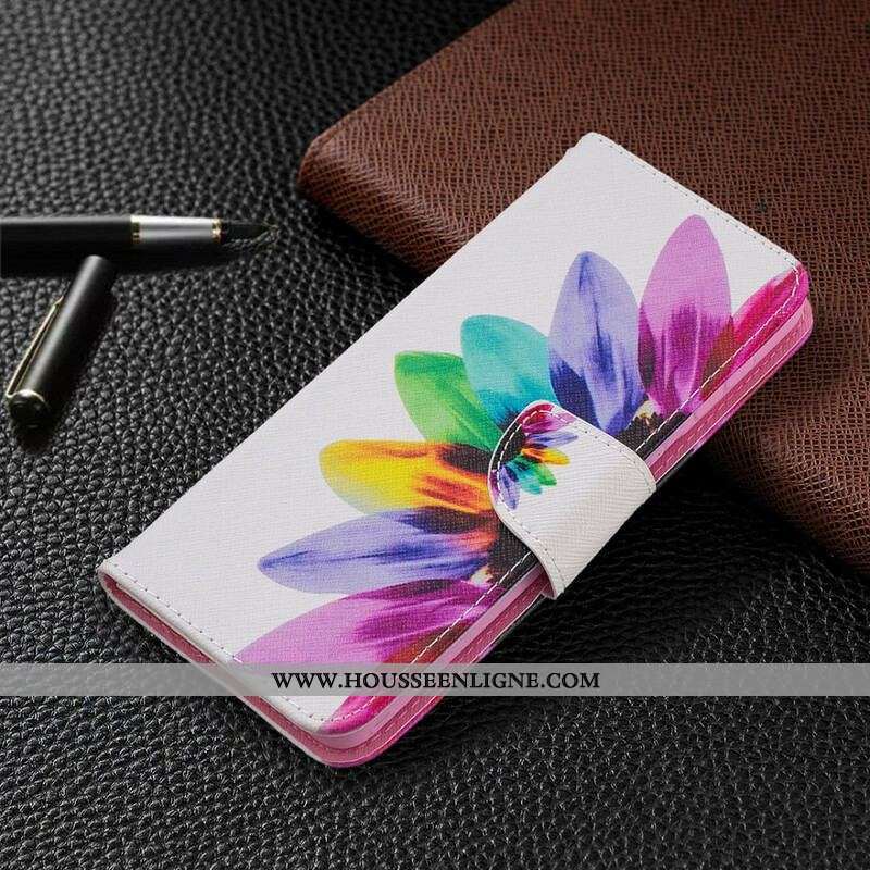 Housse Samsung Galaxy S21 Plus 5G Fleur Aquarelle