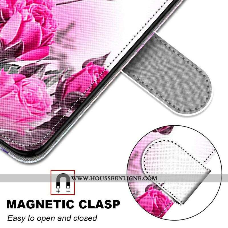 Housse Samsung Galaxy S21 Plus 5G Fleurs Magiques