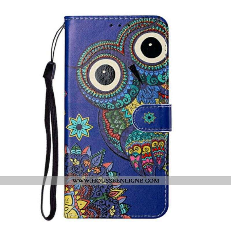 Housse Samsung Galaxy S21 Plus 5G Hibou en Mandala