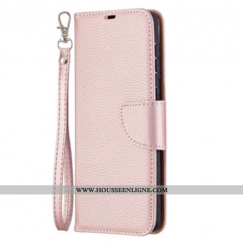 Housse Samsung Galaxy S21 Plus  5G Litchi Rabat Oblique