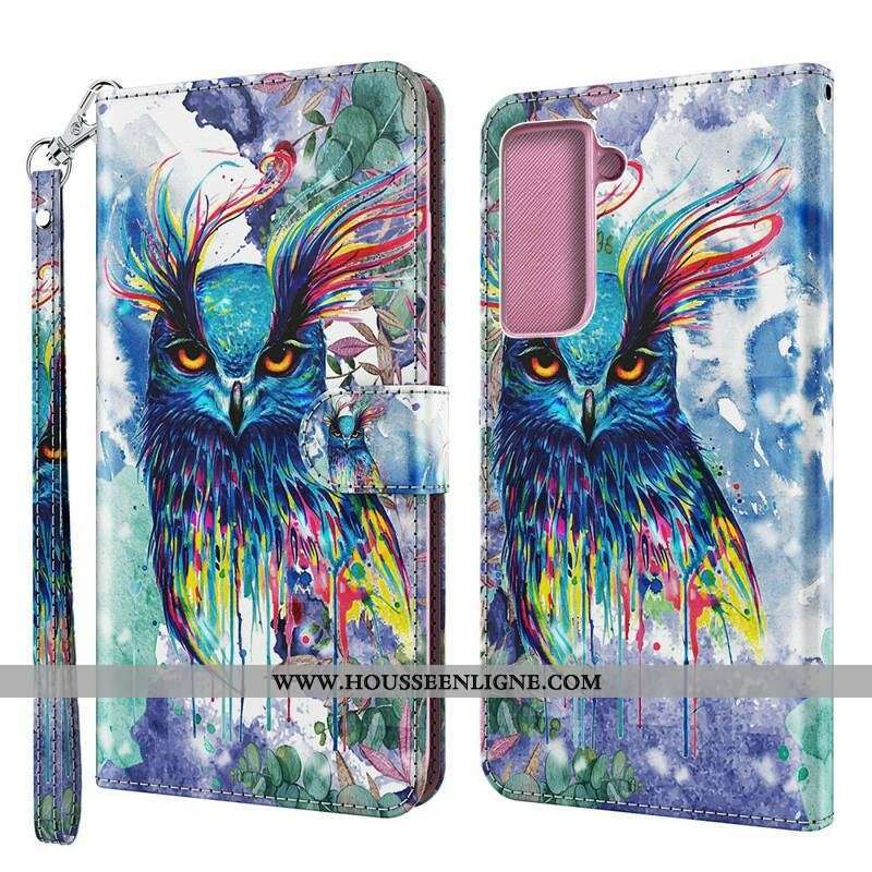 Housse Samsung Galaxy S21 Plus 5G Oiseau Aquarelle