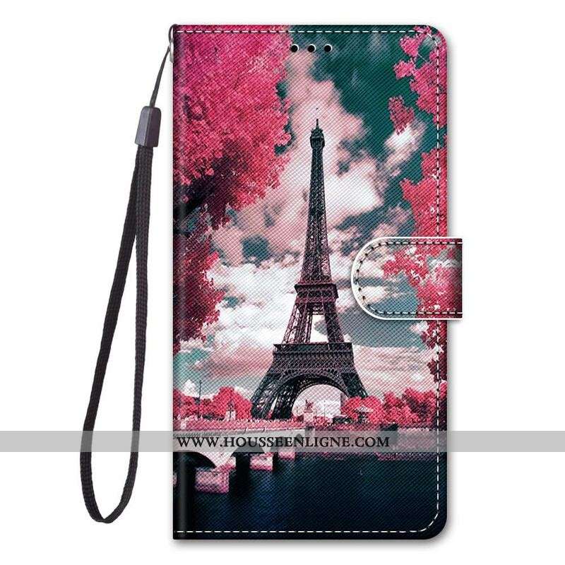 Housse Samsung Galaxy S21 Plus 5G Paris en Fleurs