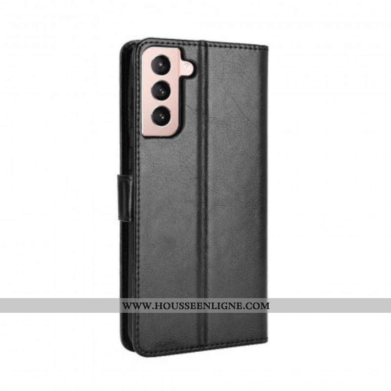 Housse Samsung Galaxy S21 Plus 5G Simili Cuir Flashy