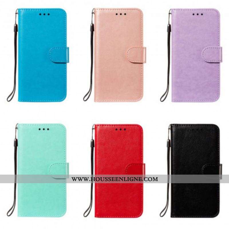 Housse Samsung Galaxy S21 Plus 5G Style Cuir Fermoir Réversible