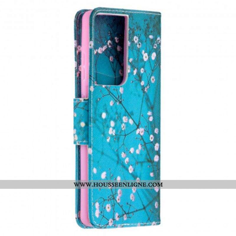 Housse Samsung Galaxy S21 Ultra 5G Arbre en Fleur