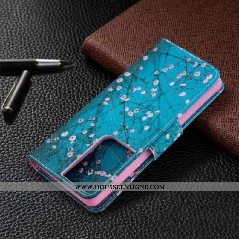 Housse Samsung Galaxy S21 Ultra 5G Arbre en Fleur