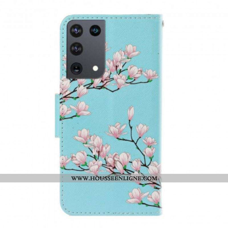 Housse Samsung Galaxy S21 Ultra 5G Arbrissime à Lanière