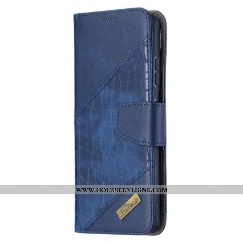 Housse Samsung Galaxy S21 Ultra 5G Effet Peau de Crocodile Classique