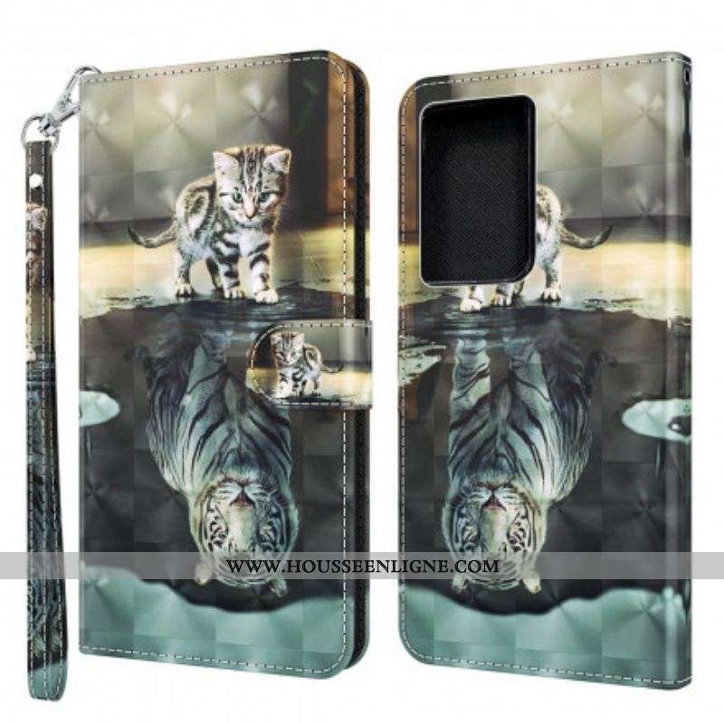 Housse Samsung Galaxy S21 Ultra 5G Ernest Le Tigre