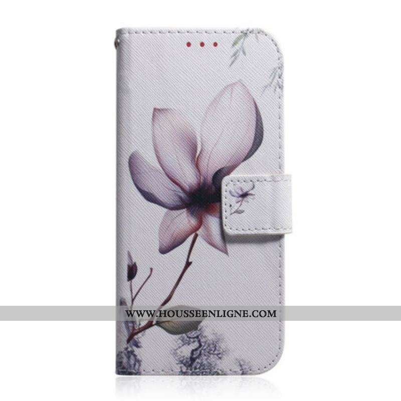 Housse Samsung Galaxy S21 Ultra 5G Fleur Vieux Rose
