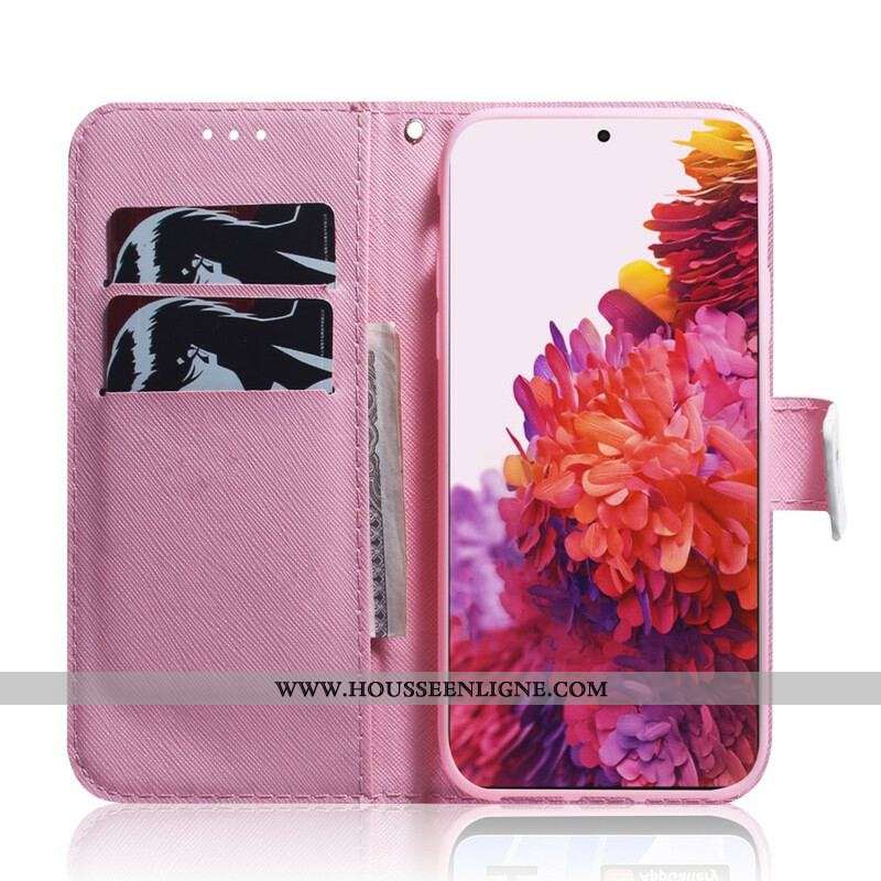 Housse Samsung Galaxy S21 Ultra 5G Fleur Vieux Rose