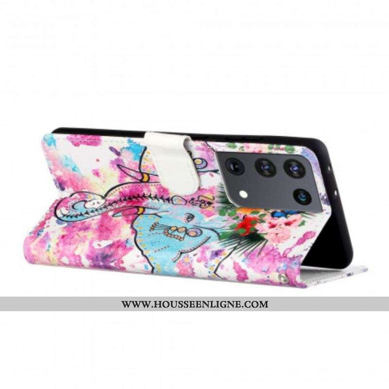 Housse Samsung Galaxy S21 Ultra 5G King Éléphant