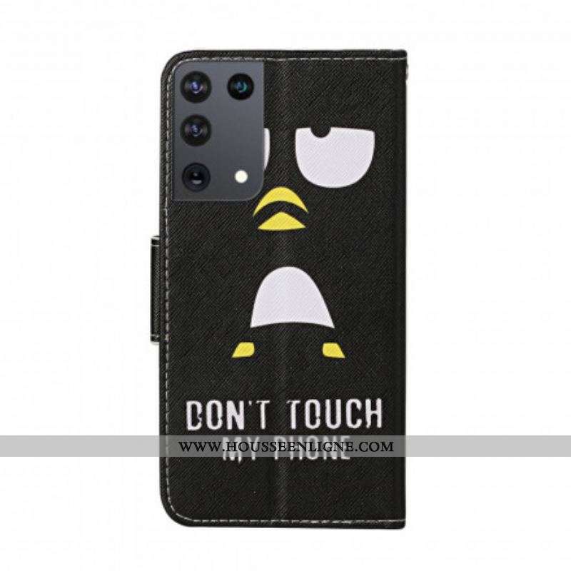 Housse Samsung Galaxy S21 Ultra 5G New Don't Touch my Phone