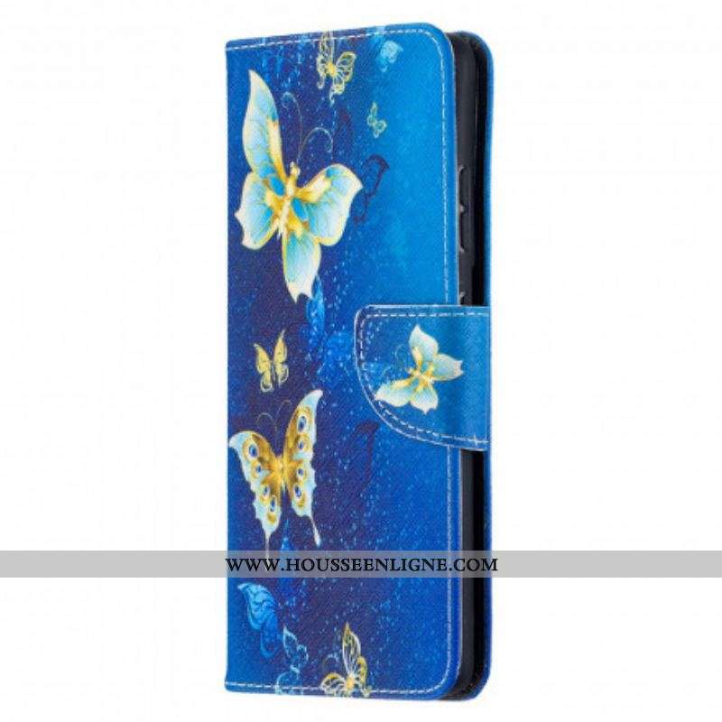 Housse Samsung Galaxy S21 Ultra 5G Papillons Rois