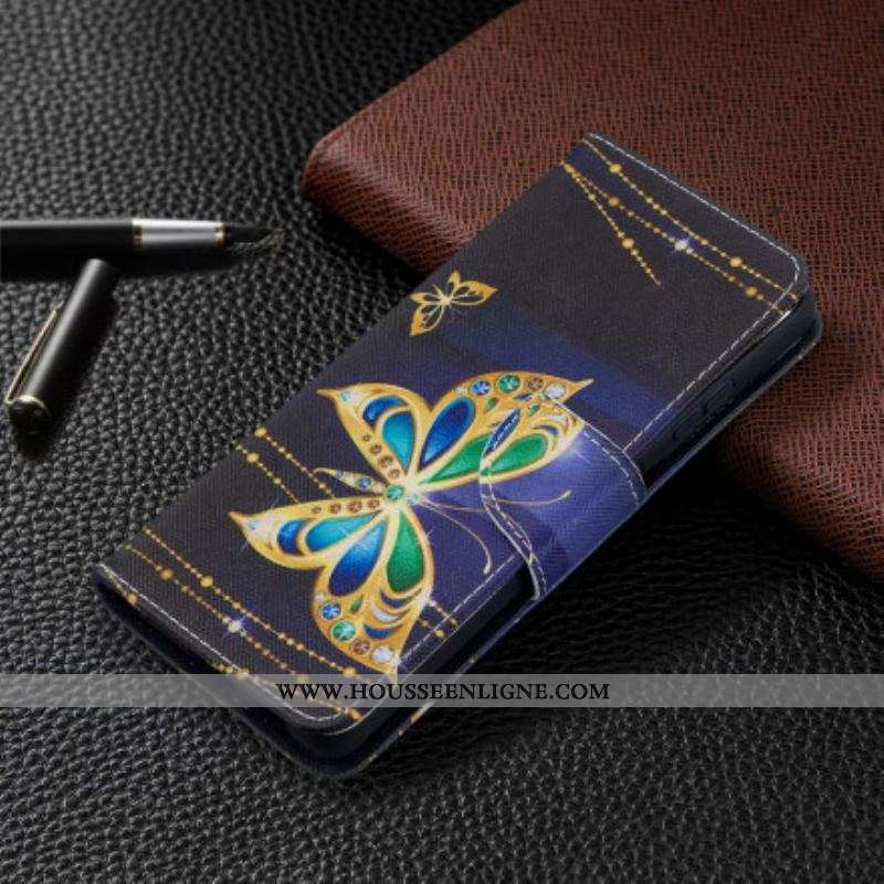 Housse Samsung Galaxy S21 Ultra 5G Papillons Rois