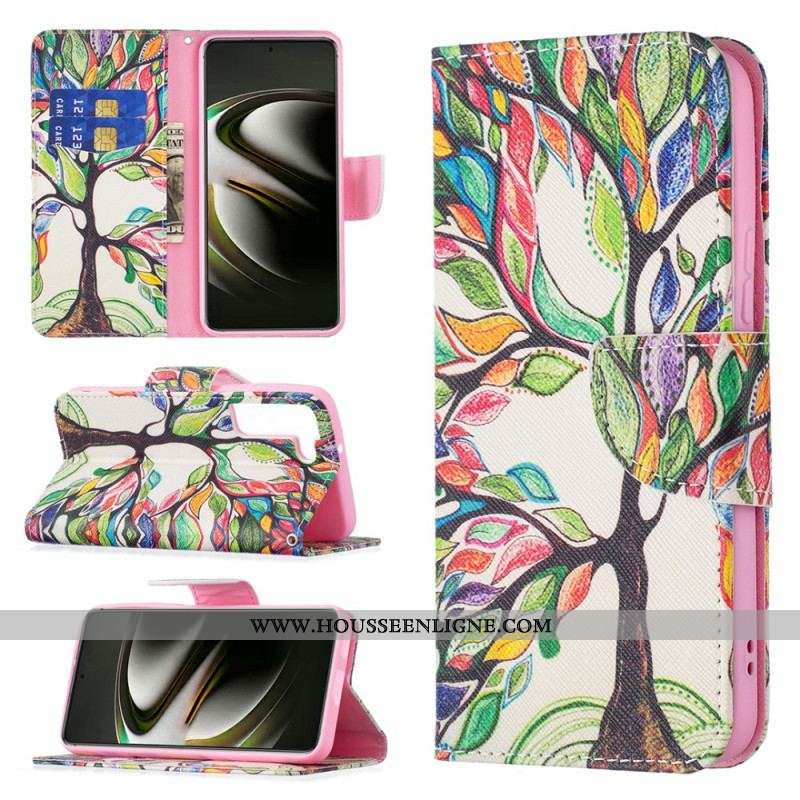 Housse Samsung Galaxy S22 5G Arbre Coloré