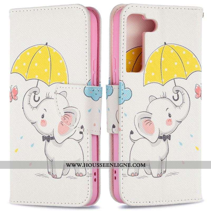 Housse Samsung Galaxy S22 5G Bébé Éléphant