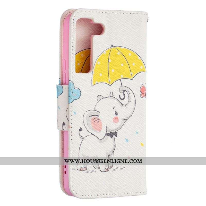 Housse Samsung Galaxy S22 5G Bébé Éléphant