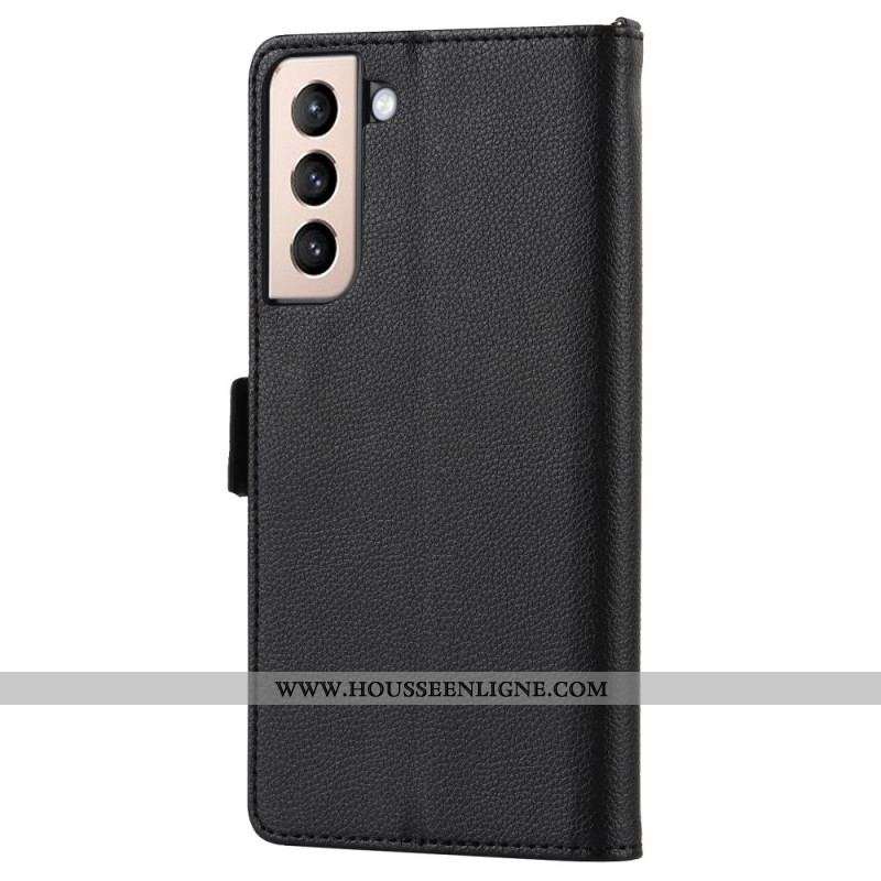 Housse Samsung Galaxy S22 5G Coeur avec Lanière