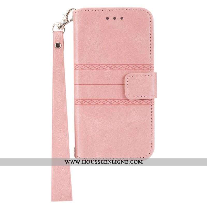 Housse Samsung Galaxy S22 5G Coutures dentelle