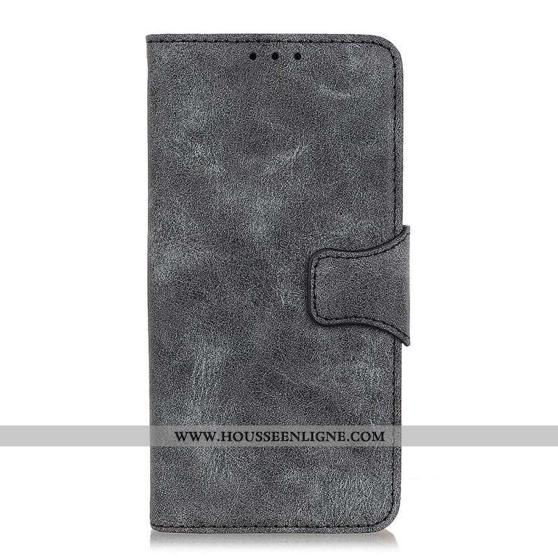 Housse Samsung Galaxy S22 5G Cuir Fendu Vintage