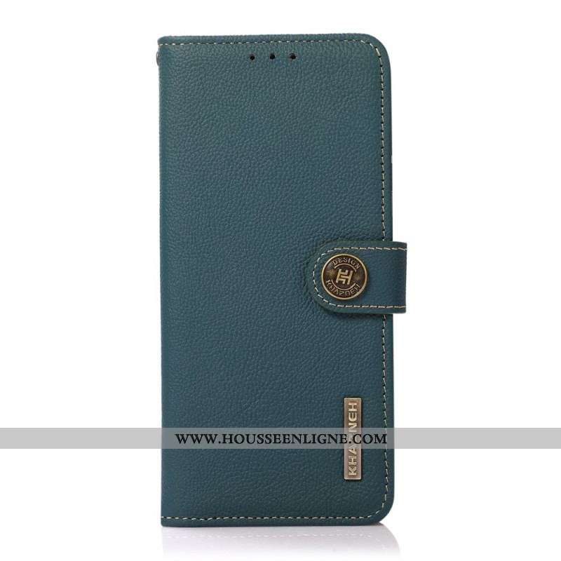 Housse Samsung Galaxy S22 5G Cuir Véritable KHAZNEH RFID