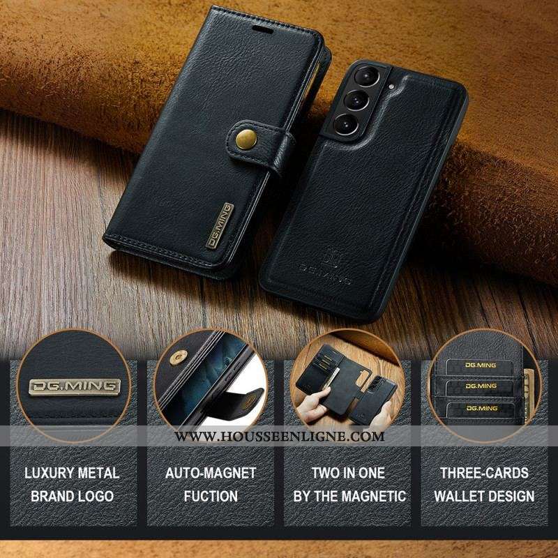 Housse Samsung Galaxy S22 5G DG.MING Coque Détachable