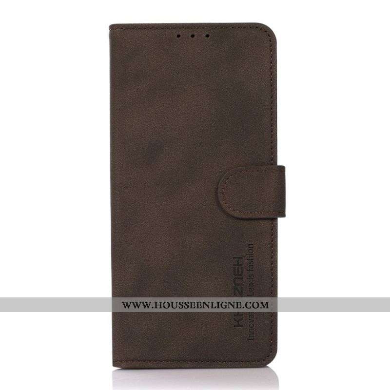 Housse Samsung Galaxy S22 5G Effet Cuir Texture KHAZNEH