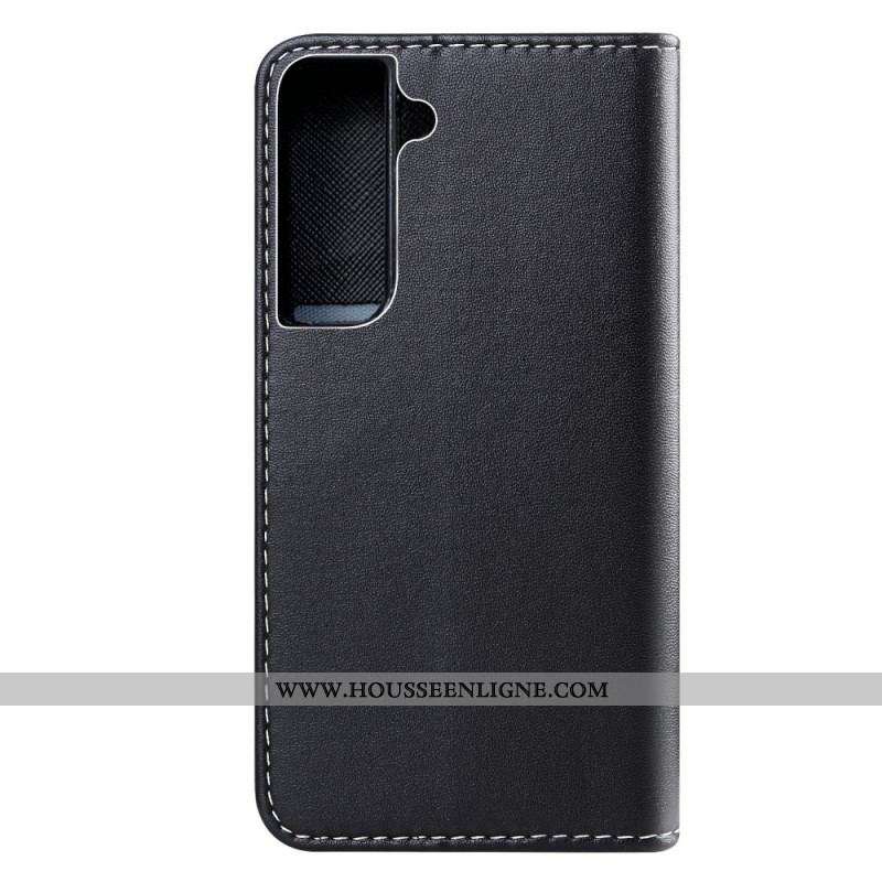 Housse Samsung Galaxy S22 5G Effet Cuir Tricolore