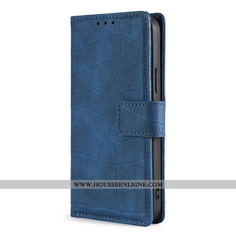 Housse Samsung Galaxy S22 5G Effet Peau de Crocodile