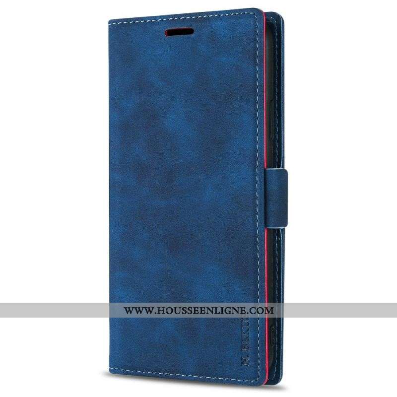 Housse Samsung Galaxy S22 5G LN.BEKUS Effet Cuir