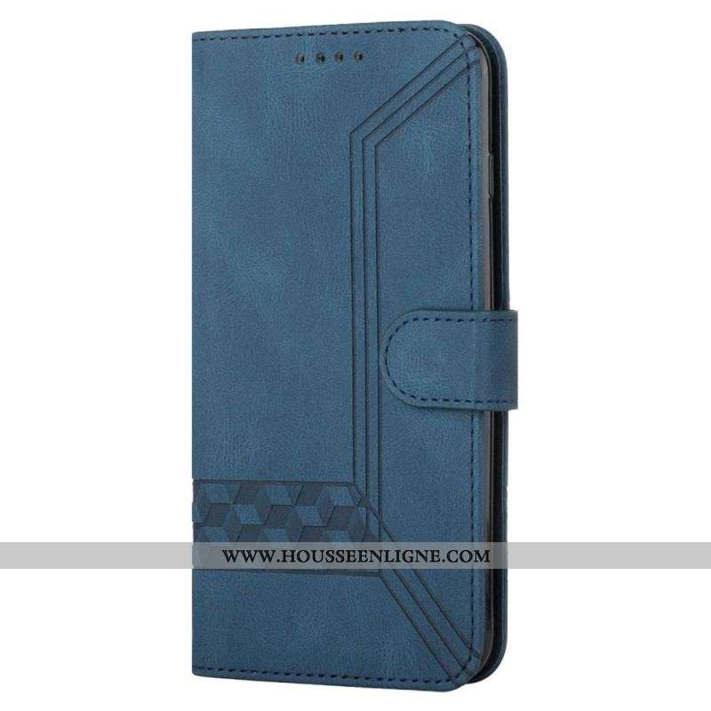 Housse Samsung Galaxy S22 5G Lignes et Texture Diamants