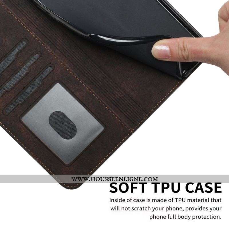 Housse Samsung Galaxy S22 5G Lignes et Texture Diamants