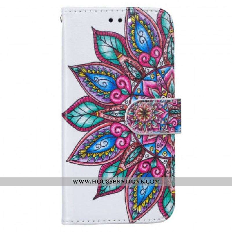 Housse Samsung Galaxy S22 5G Mandala Dessiné