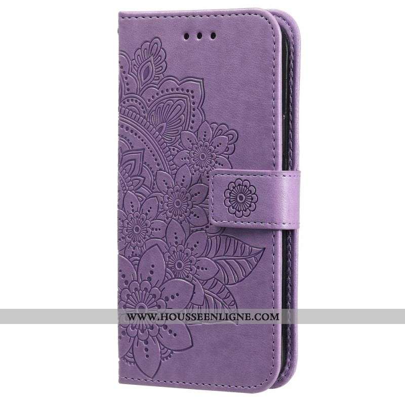 Housse Samsung Galaxy S22 5G Mandala de Fleurs
