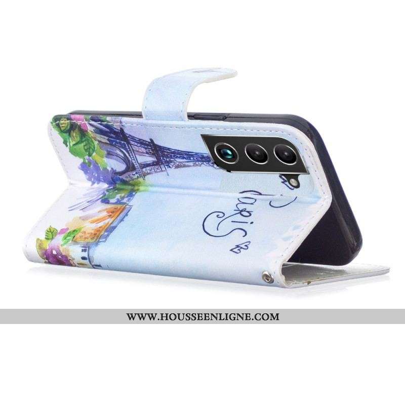 Housse Samsung Galaxy S22 5G Peinture Paris