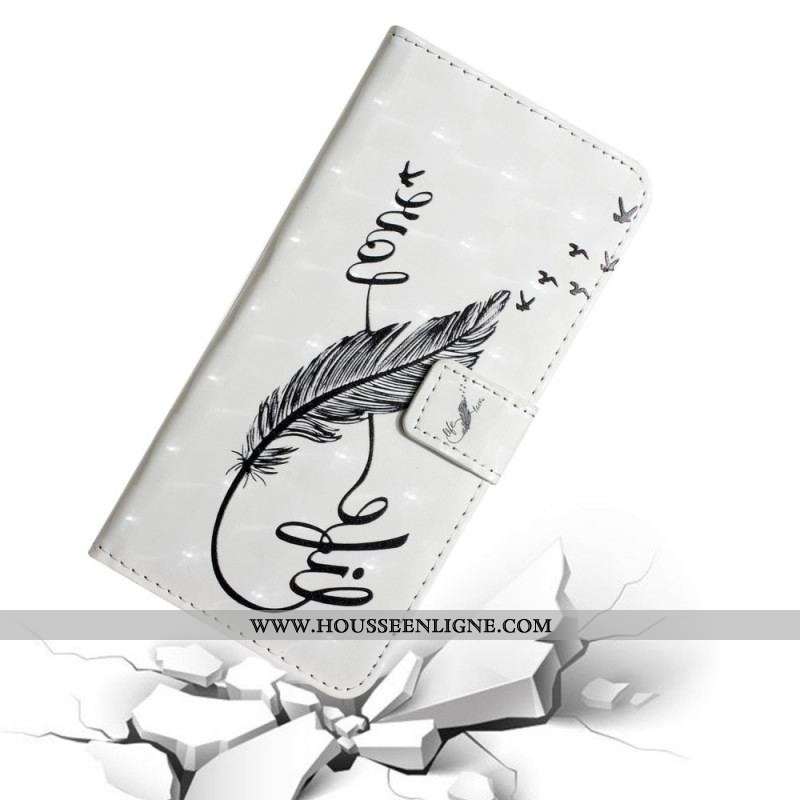 Housse Samsung Galaxy S22 5G Plume Life and Love
