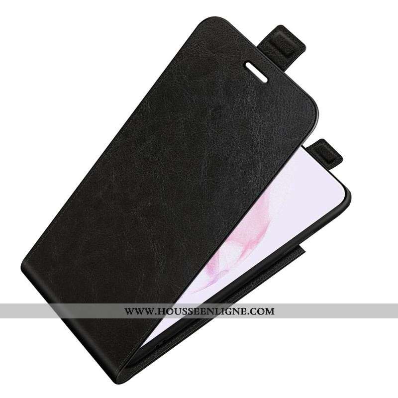 Housse Samsung Galaxy S22 5G Rabat Vertical Effet Cuir