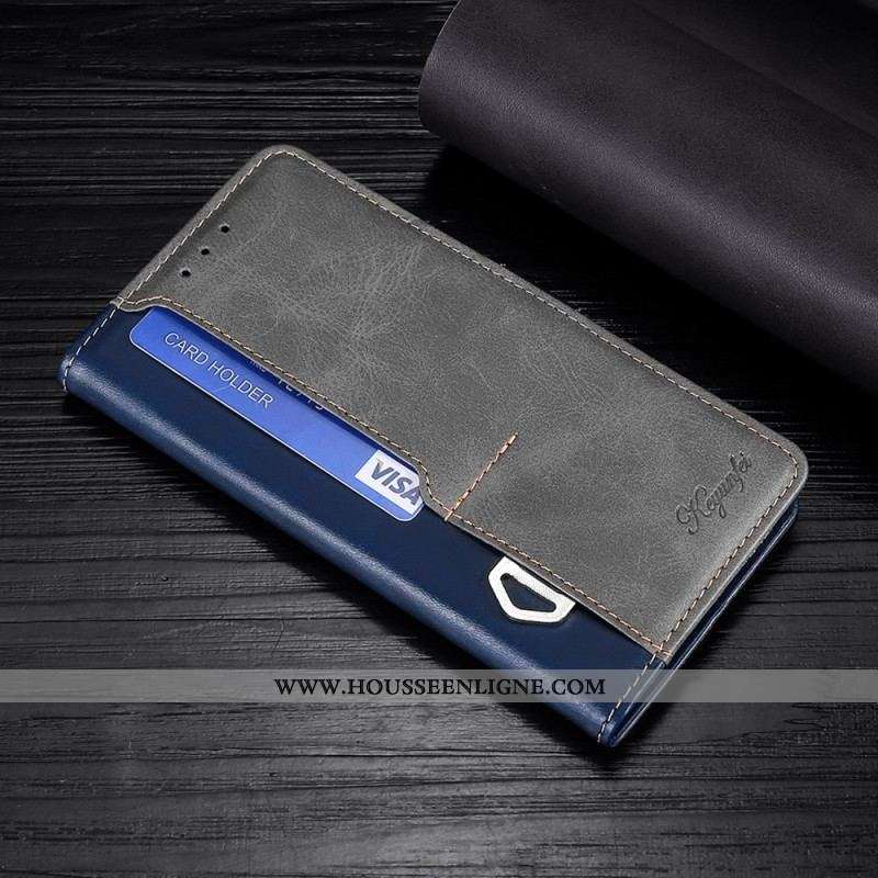 Housse Samsung Galaxy S22 5G Simili Cuir Bicolore